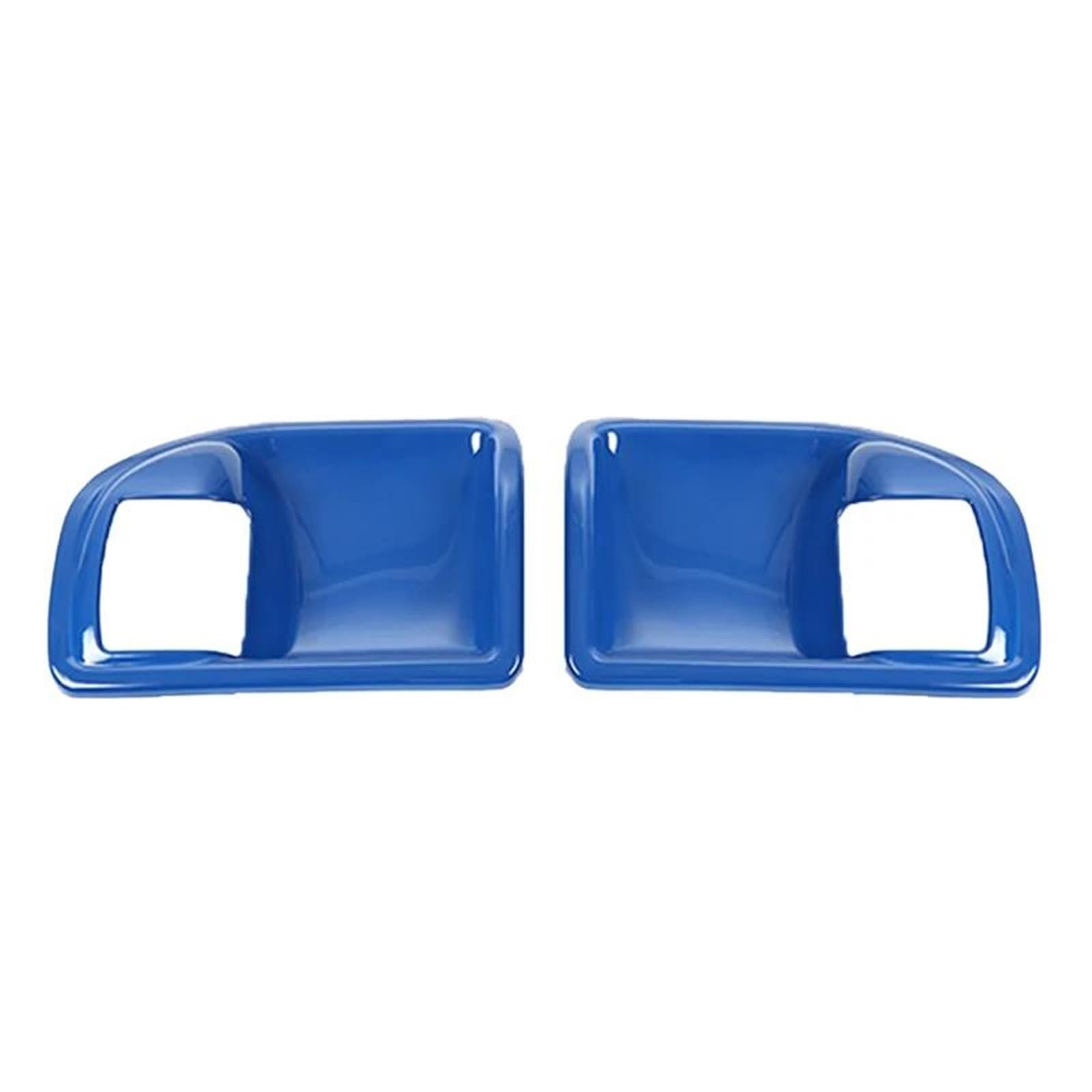 Auto Zierleistenkeile Set 2 Türinnentürgriffschalen-Dekorationsabdeckung Zierleisten Aufkleber Für Jeep Für Wrangler JK 2011-2017 ABS Autozubehör Styling Interieurleisten Trim(Blau) von LONPEXDT