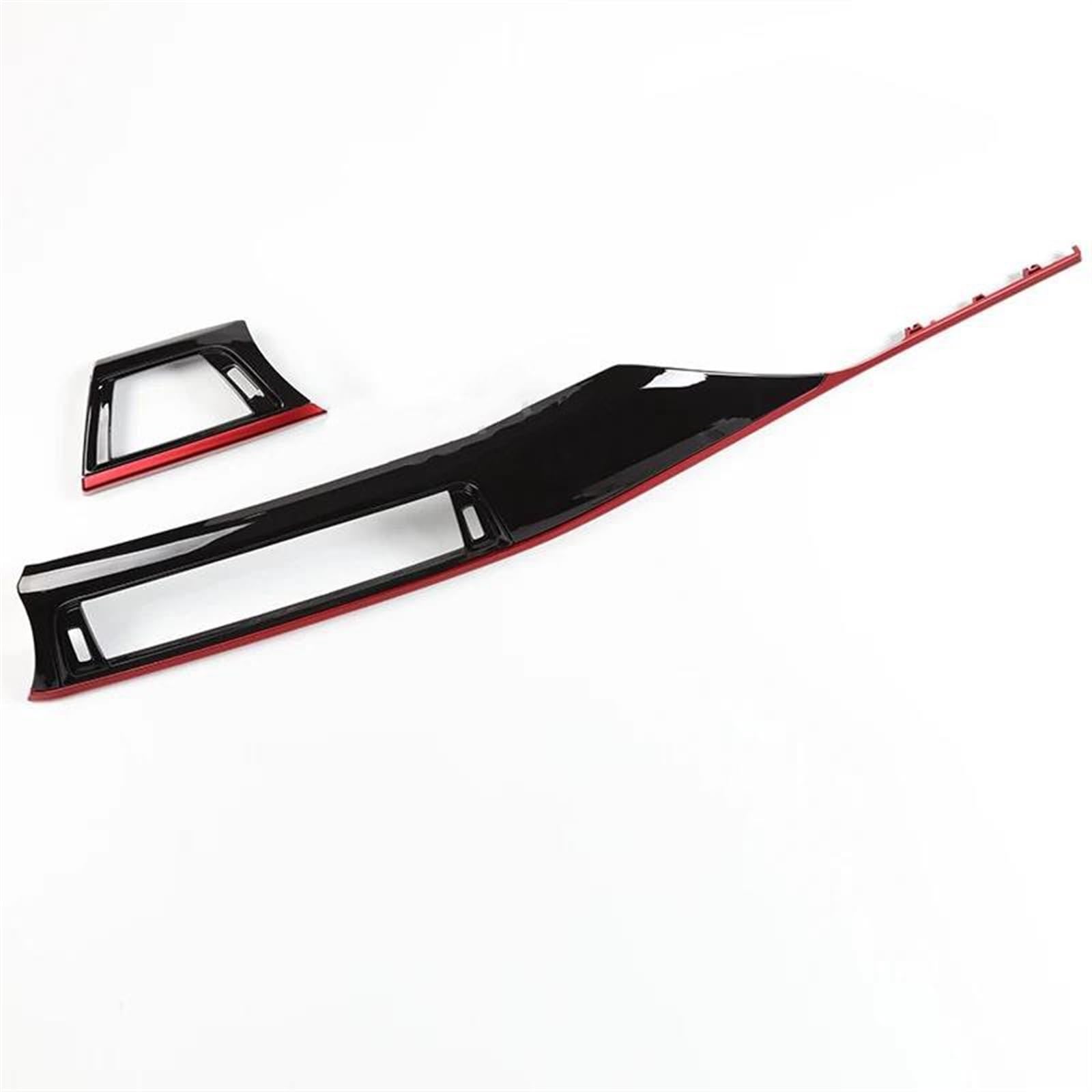 Auto Zierleistenkeile Set Innenausstattung Teileverkleidung Für 3 4 3GT F30 F32 F34 F36 LHD Für Sport 3-teilige Mittelkonsole Klimaanlage AC Vent Outlet Panel Interieurleisten Trim(Red line 2Pieces) von LONPEXDT