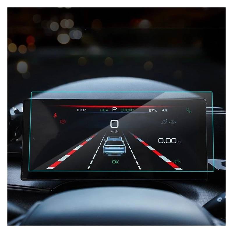 Displayschutzfolie Für BYD Für Seal 2023 15,6 Zoll Auto GPS Navigation Schutzfolie LCD-Bildschirm Kratzschutzfolie Passend Für Gehärtetes Glas Schutz Displayschutz-Folie von LONPEXDT