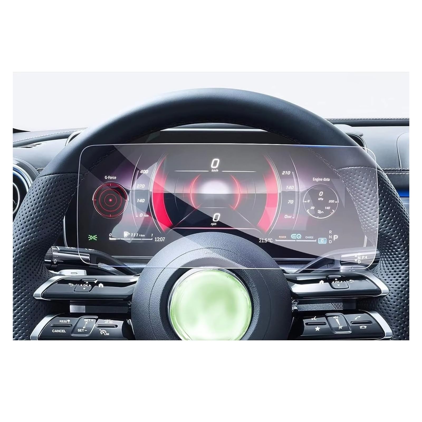 Displayschutzfolie Für Benz Classe C W206/Für GLC X254 2022 2023 12,3 Zoll Gehärtetem Glas Dashboard Bildschirm Film Schutz Displayschutz-Folie von LONPEXDT