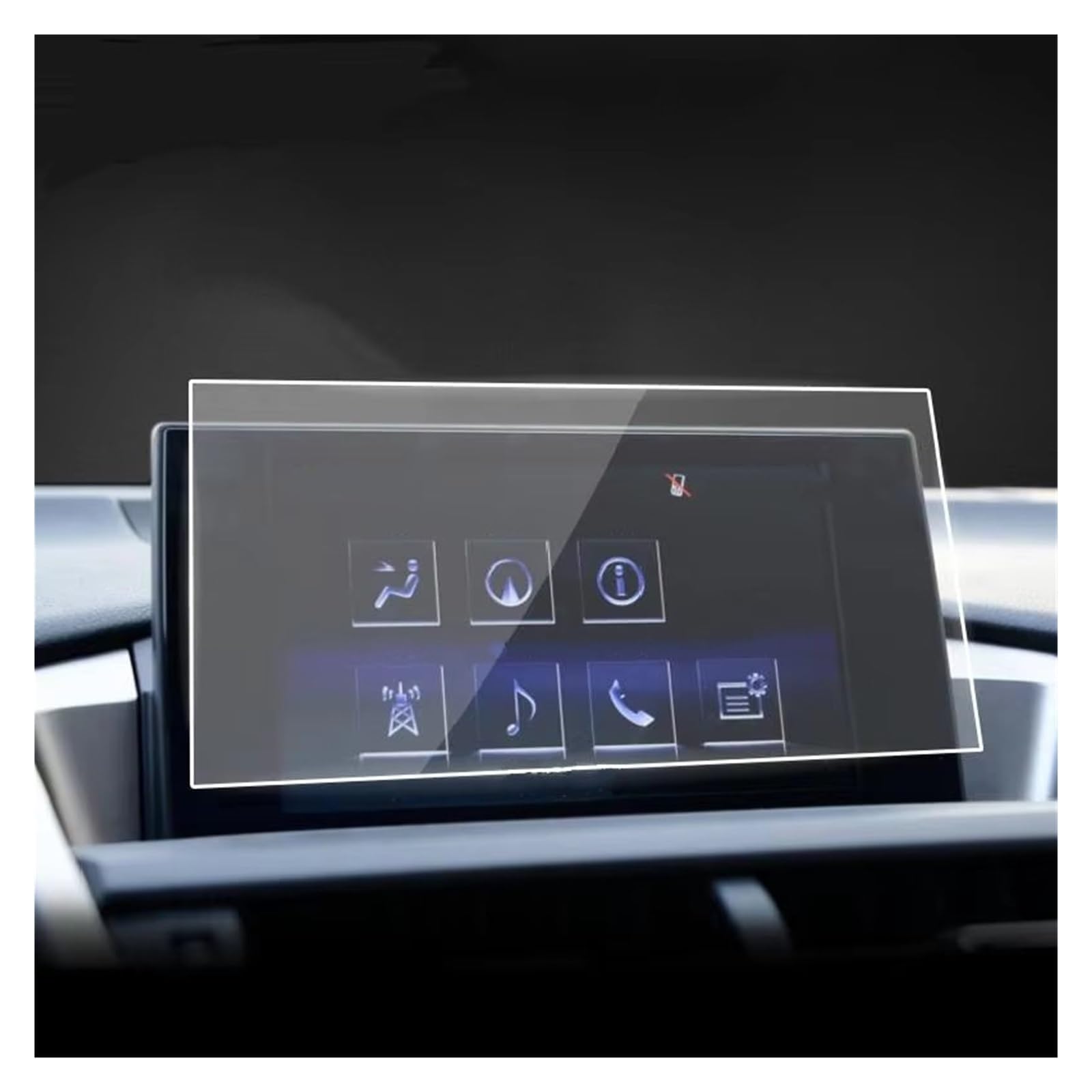 Displayschutzfolie Für Lexus NX 200 T 300h 2014-2017 Auto-GPS-Navigationsfolie LCD-Bildschirm Schutzfolie Aus Gehärtetem Glas Anti-Kratz-Folie Zubehör Displayschutz-Folie von LONPEXDT