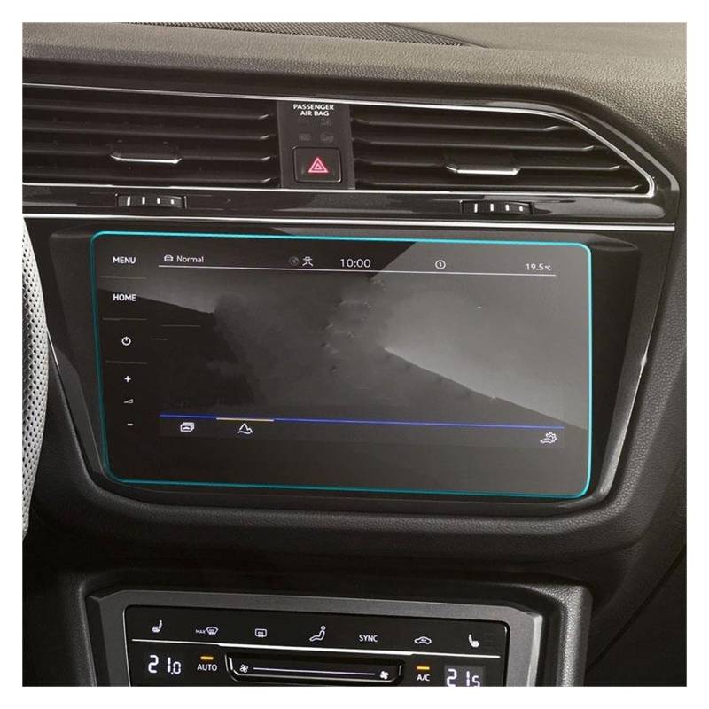Displayschutzfolie Für VW Für Tiguan Für SEL 2021 2022 Auto Digital Cockpit Infotainment Zentrale Steuerung Film Gehärtetes Glas Displayschutz Displayschutz-Folie von LONPEXDT