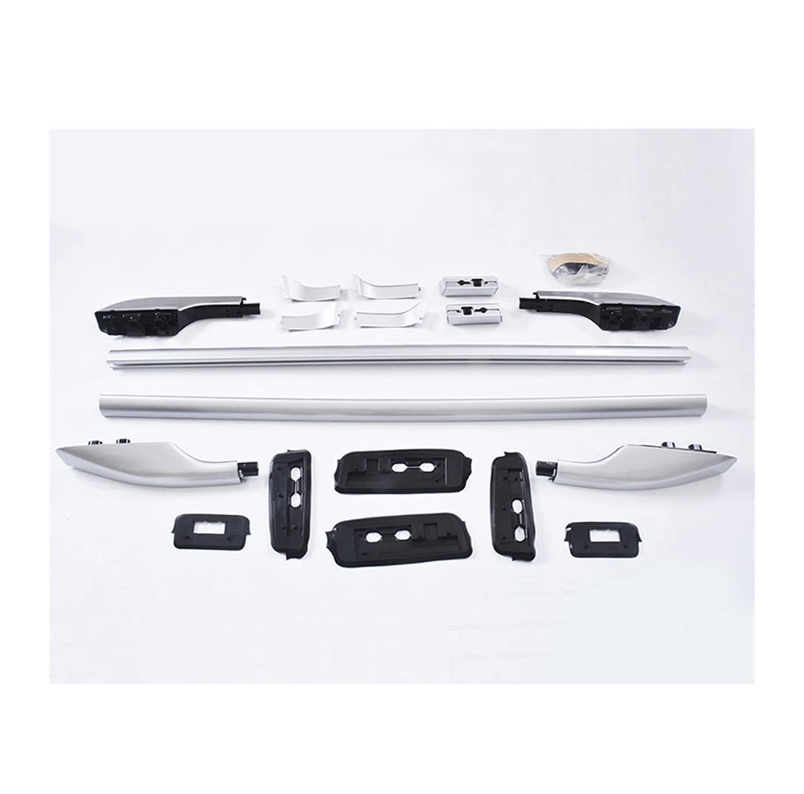 Gepäckträger Querträger Für Toyota Für Land Für Cruiser 200 LC200 2008 2009-2021 Auto Dach Bars Dach Gepäck Rack Kreuz Schiene Schiene Reise Zubehör Relingträger(Silber) von LONPEXDT