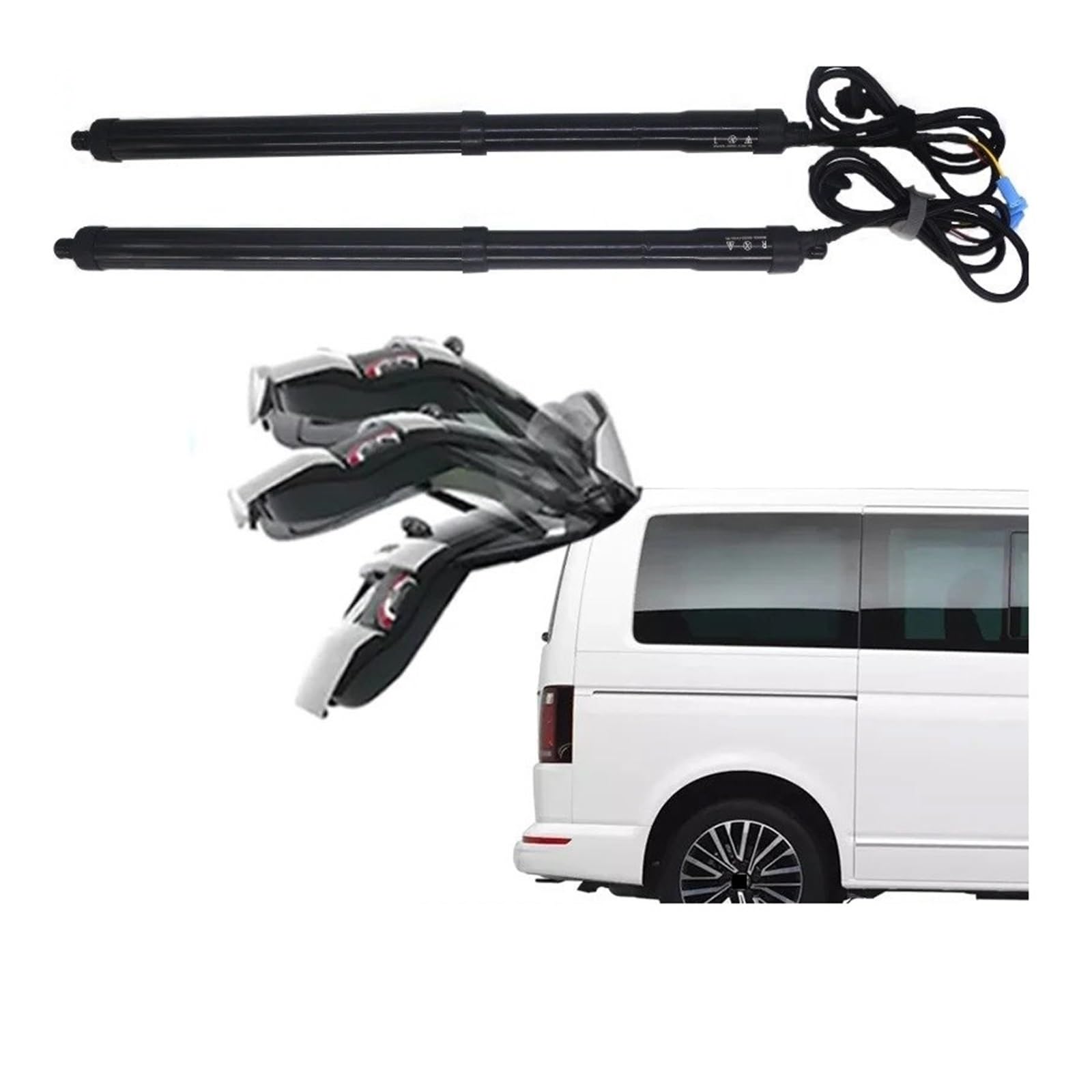 Heckklappendämpfer Auto-Trunk-Lift Für VW T5 Für Transporter Für Caravelle, Elektrische Heckklappe, Heckklappenstrebe, Automatischer Hecktürantrieb Gasdruckfeder(No Kick Sensor) von LONPEXDT