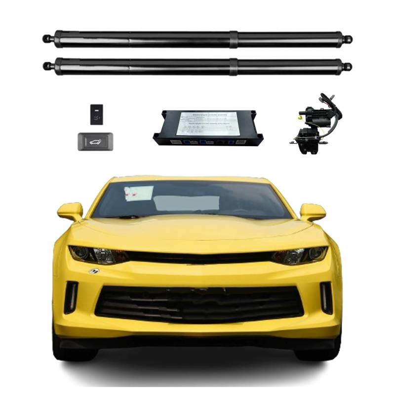 Heckklappendämpfer Für Chevrolet Für Camaro 2016-2023 Elektrische Heckklappe Power Zurück Tür Heckklappe Heckklappe Auto Boot Trunk Strut Shock Lift Stange Gasdruckfeder(with Kick Sensor) von LONPEXDT