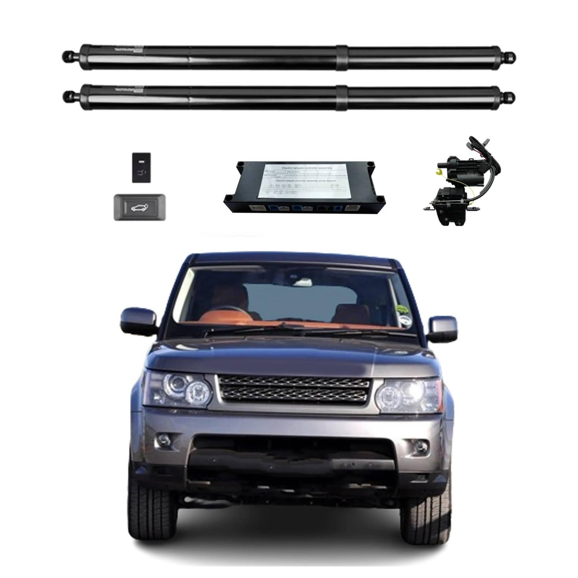 Heckklappendämpfer Für Land Für Rover Für Range Für Rover Für Sport 2006-2009 Elektrische Heckklappe Power Back Door Heckklappe Heckklappe Auto Boot Trunk Strut Shock Gasdruckfeder(Without kick sensor von LONPEXDT