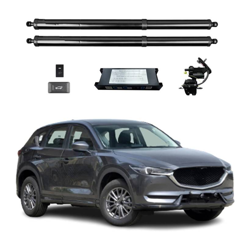 Heckklappendämpfer Für Mazda CX-5 2017+ Elektrische Heckklappe, Elektrische Heckklappe, Automatischer Kofferraumöffner Mit Freisprechfunktion Und Fernbedienung Gasdruckfeder(Without Kick Sensor) von LONPEXDT