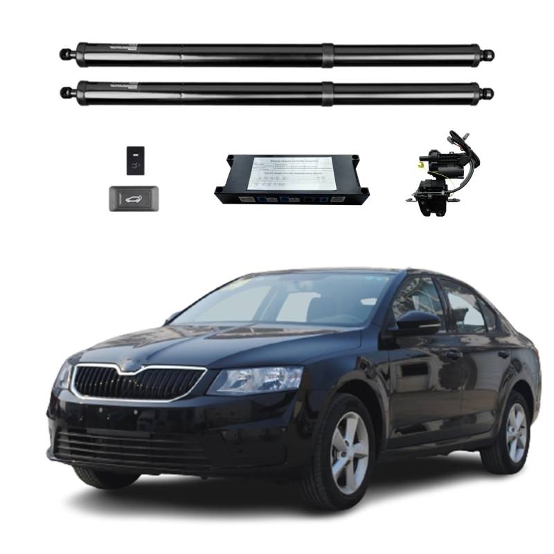 Heckklappendämpfer Für Skoda Für Octavia A7 2014-2019 Elektrische Heckklappe Power Hinten Tür Heckklappe Auto Boot Trunk Strut Shock Hub Stange Antrieb Gasdruckfeder(Without Kick Sensor) von LONPEXDT