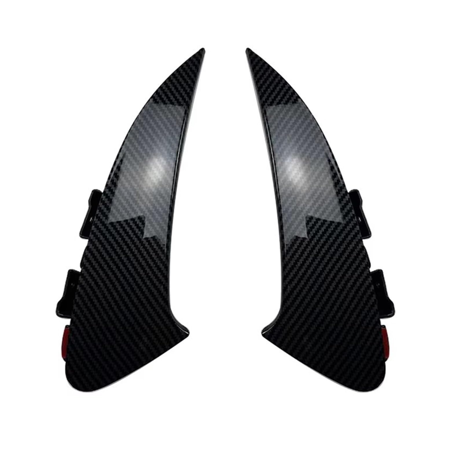 Heckspoiler Auto Heckstoßstange Seite Canards Splitter Für Benz CLA C Klasse C118 CLA180 CLA35 CLA45 CLA200 CLA250 AMG 2020+ Heckflügel(Carbon) von LONPEXDT