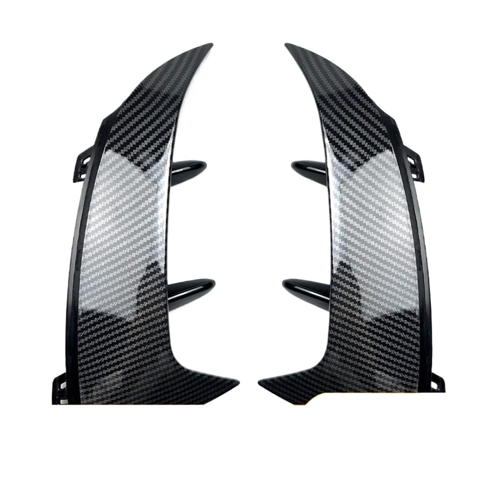 Heckspoiler Auto Heckstoßstange Trim Lip Spoiler Für Benz A Klasse W177 A180 A200 A220 AMG Fließheck 2018-2023 Fender Canard Aufkleber Heckflügel(Carbon Look) von LONPEXDT