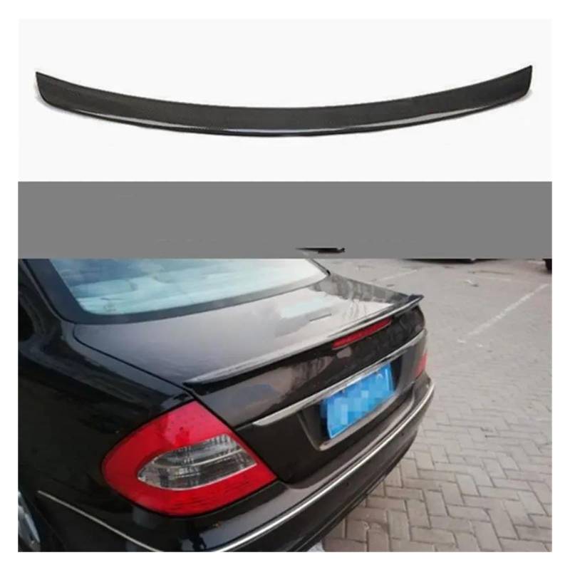 Heckspoiler Auto Hinten Flügel Farbe Heckspoiler Für Benz W211 Für E-klasse E200 E260 Dach Spoiler Für W211 Spoiler 2003-2009 ABS Kunststoff Material Spoiler Wing(Rear-Carbon Fiber Look) von LONPEXDT