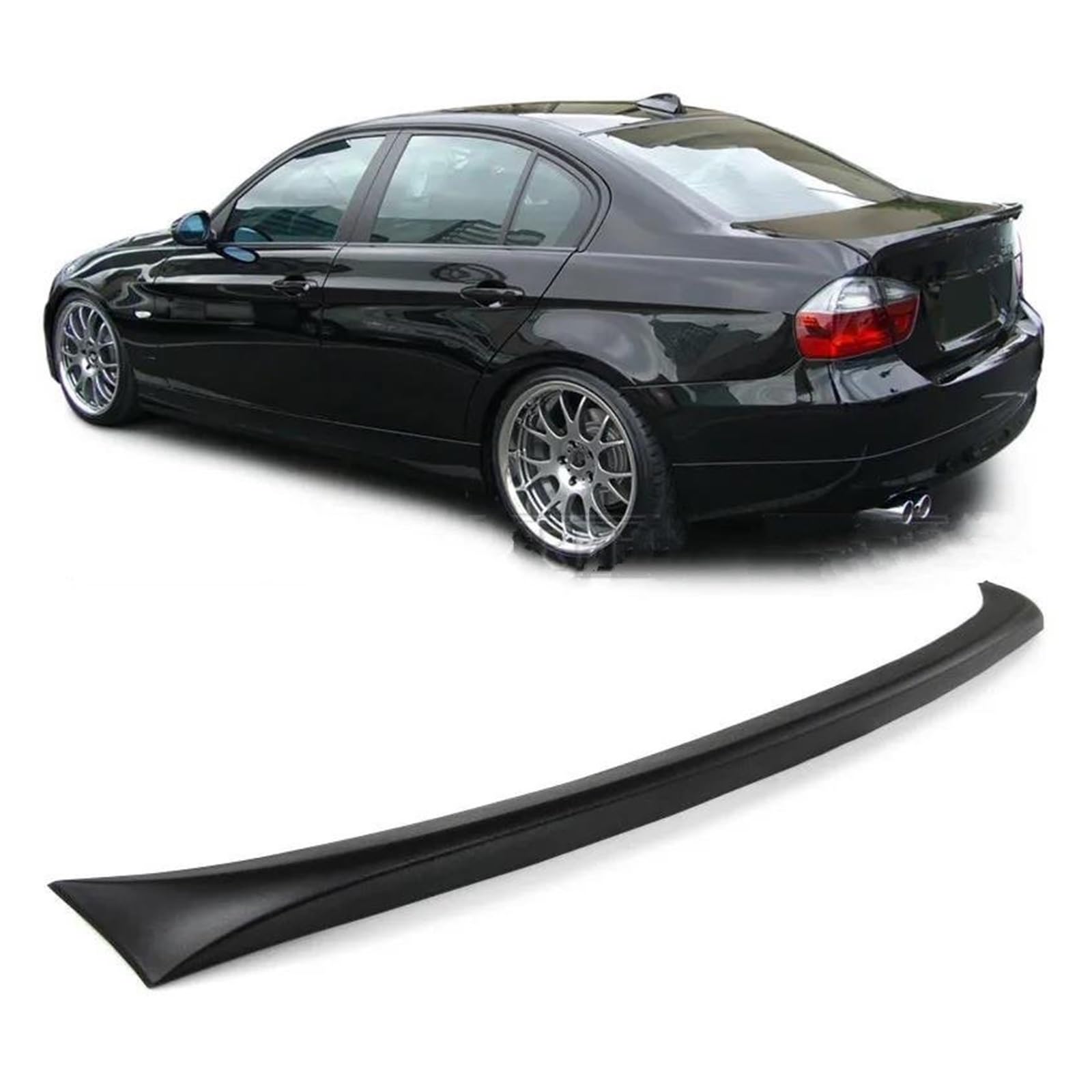 Heckspoiler Für E90 3 Serie 320i 320d Dedicated Tail 2005-2011 Geändert Ducktail Lip Wing Carbon Fiber Hinten Stamm Spoiler Spoiler Wing(Carbon Fiber Pattern) von LONPEXDT