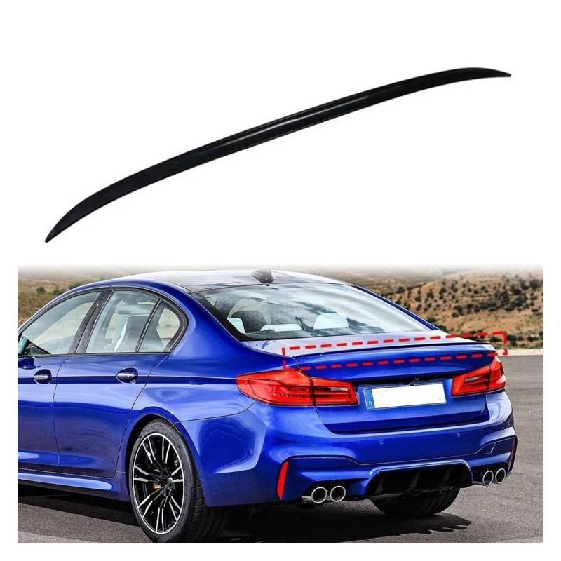 Heckspoiler Für Heckflügel Lippe Auto Kofferraum Kofferraum Lip Spoiler Flügel Verlängerungsdeckel 5er G30 F10 2012–2021 Glänzend Schwarz Spoiler Wing von LONPEXDT