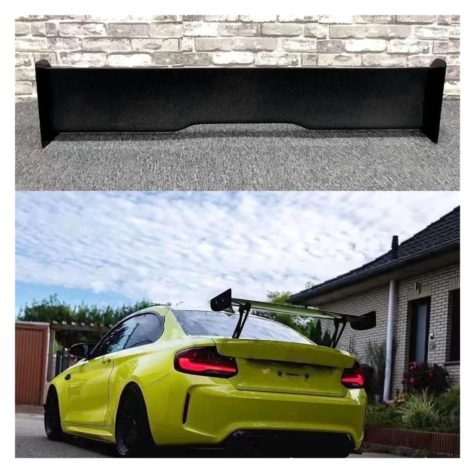 Heckspoiler Für MP Style Zubehör Body Kit Für 2er F22 Coupe M2 M3 M4 F87 Spoiler 2013–2019 Jahr Echt Glänzender Carbonfaser-Heckflügel Spoiler Wing(Matt-schwarz) von LONPEXDT