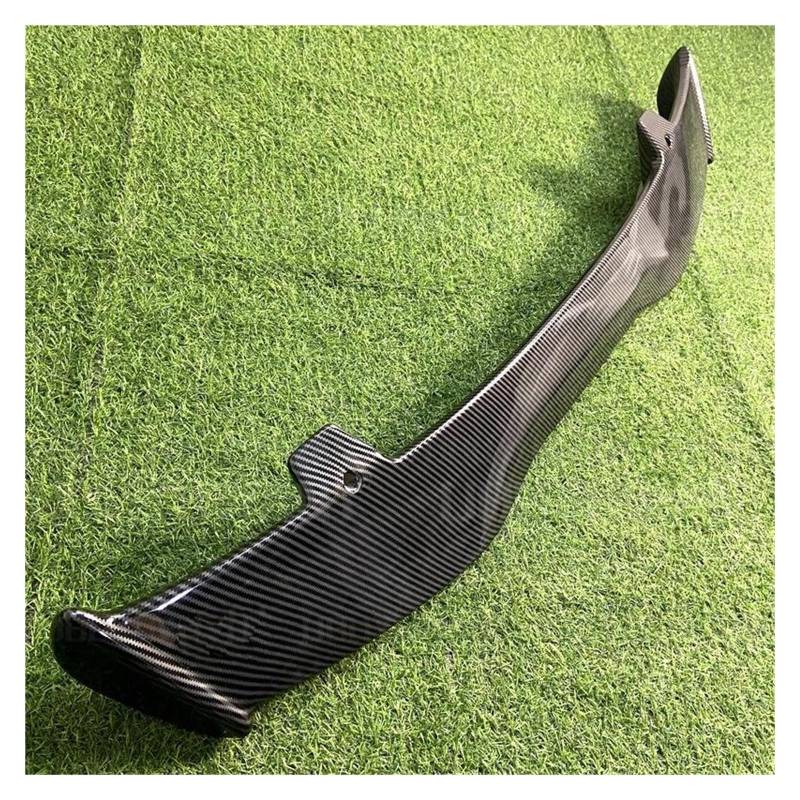 Heckspoiler Für OPEL Für Vauxhall Für Astra H Spoiler 2004-2011 Auto Hinten Flügel Primer Farbe Heckspoiler Auto Zubehör ABS Material Spoiler Wing(Carbon Color) von LONPEXDT