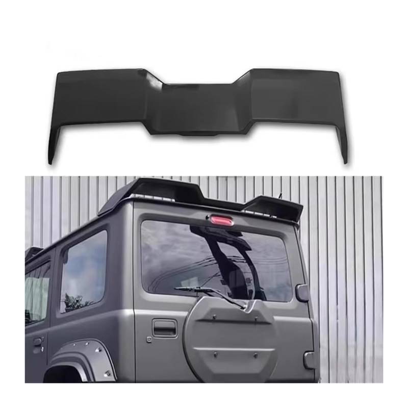 Heckspoiler Für Suzuki Für Jimny JB64 JB74 2019-2023 Hinten Dach Spoiler ABS Glänzend Schwarz Spoiler Flügel Tuning Außen Zubehör Heckflügel(Carbon Printing) von LONPEXDT