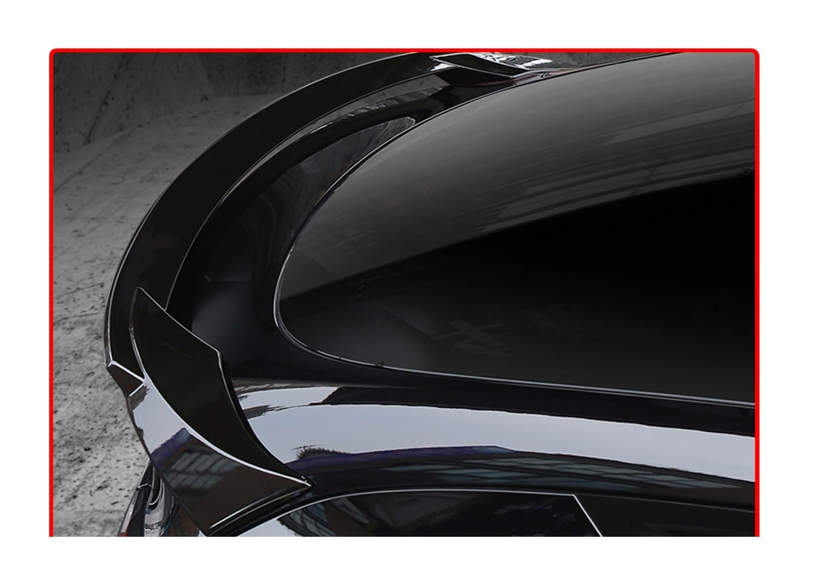 Heckspoiler Für Tesla Für Modell Y 2019 2020 2021 2022 Hinten Stamm Deckel Boot Lip Spoiler Flügel Carbon Schwarz Ducktail Auto Tuning Zubehör Styling Teil Heckflügel(Glossy Black) von LONPEXDT