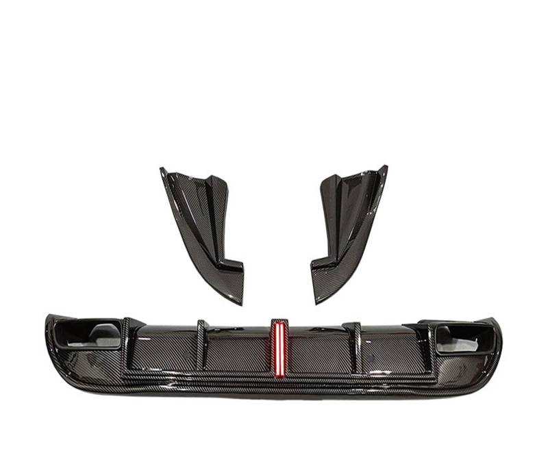 Heckspoiler Für Volvo Für S60 Für V60 Limousine 4 Tür 2014 15 16 17 18 Auto Hinten Stoßstange Diffusor Lip Splitter Schürze Bodykit Außen Tuning Zubehör Heckflügel(Carbon Printing) von LONPEXDT