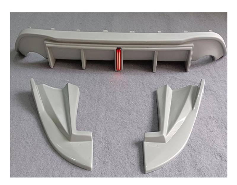 Heckspoiler Für Volvo Für S60 Für V60 Limousine 4 Tür 2014 15 16 17 18 Auto Hinten Stoßstange Diffusor Lip Splitter Schürze Bodykit Außen Tuning Zubehör Heckflügel(Unpainted) von LONPEXDT