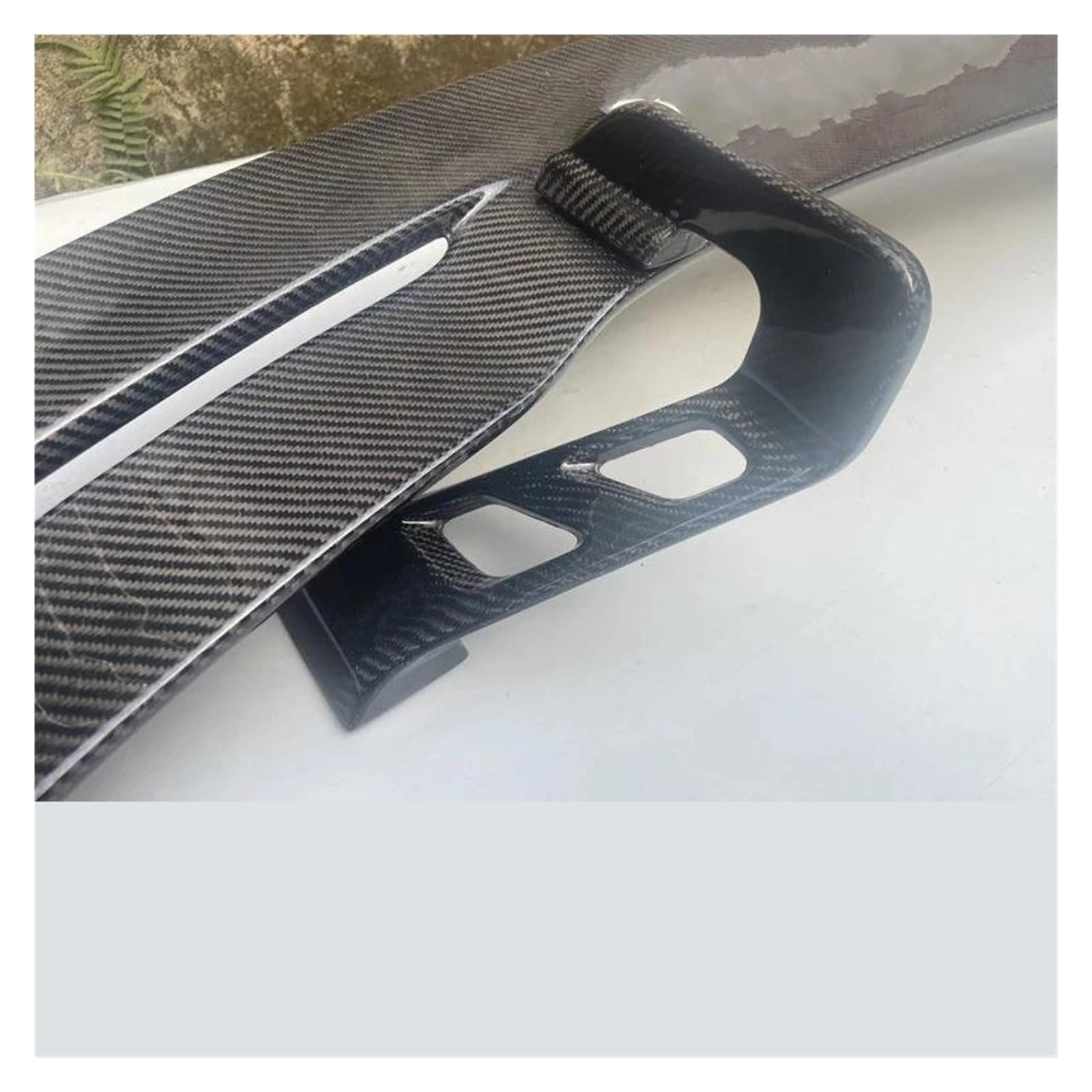 Heckspoiler Kohlefaser Für Spoiler Heckflügel Kofferraum Für Tt Für Tts Für Ttrs R8 MK3 Mk2 Spoiler Wing(Kohlefaser) von LONPEXDT