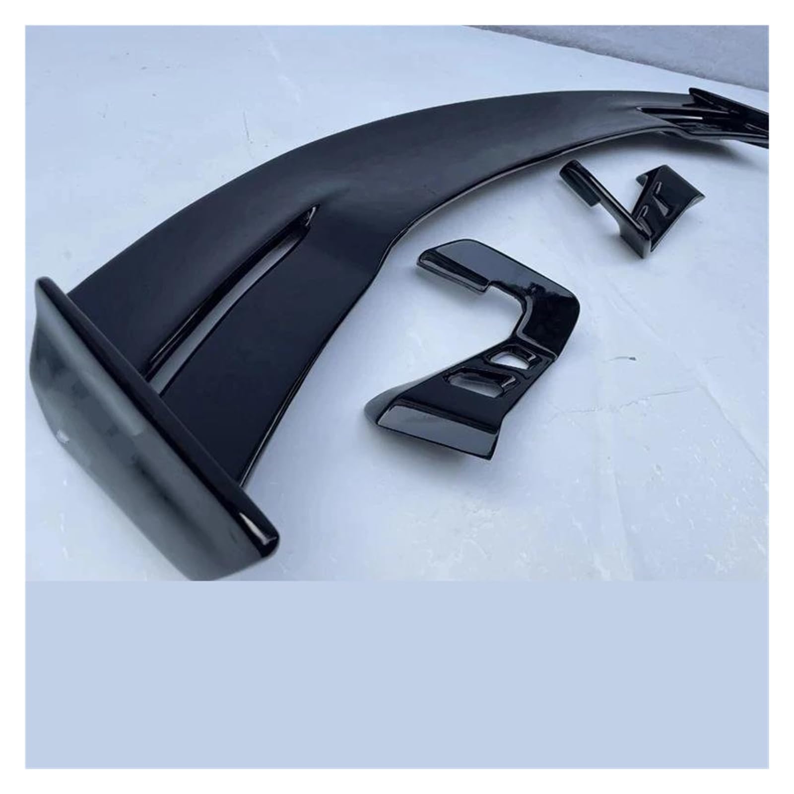 Heckspoiler Spoiler Heckflügel Kofferraum Für Für Tt Für Tts Für Ttrs R8 MK3 Mk2 Kohlefaser Spoiler Wing(Gloss Black) von LONPEXDT