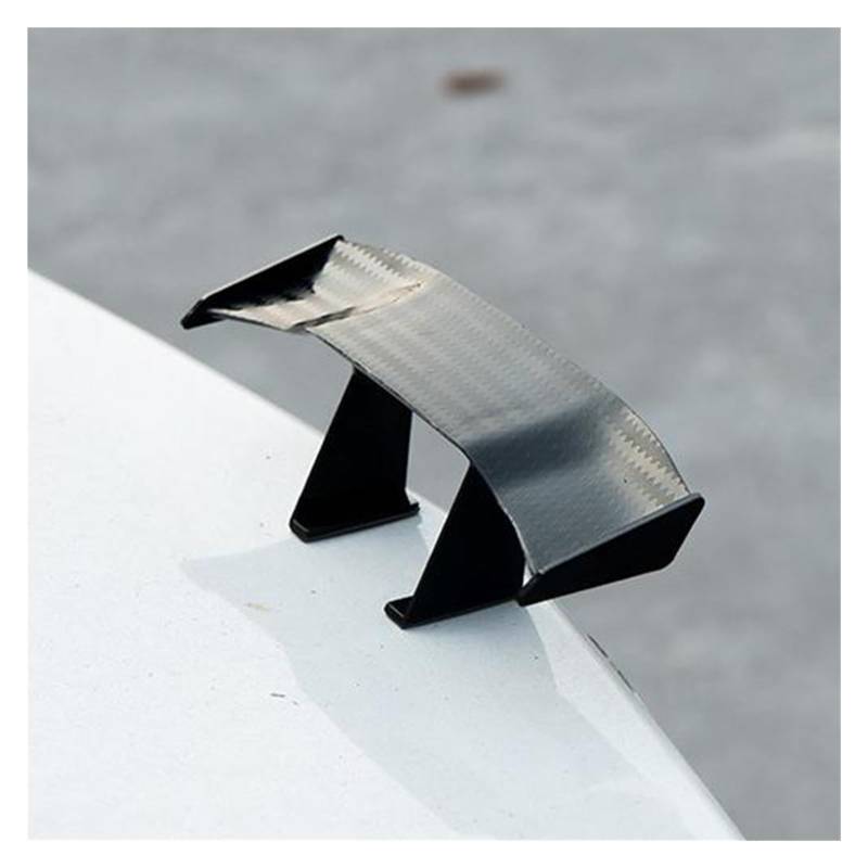 Heckspoiler Universal Auto Winzige Schwanz Flügel Mini Heckflügel Spoiler Auto Umrüstung Werkzeug Mini Racing Hinten Kleine Flügel Spoiler Dekoration Schwarz ABS Spoiler Wing von LONPEXDT