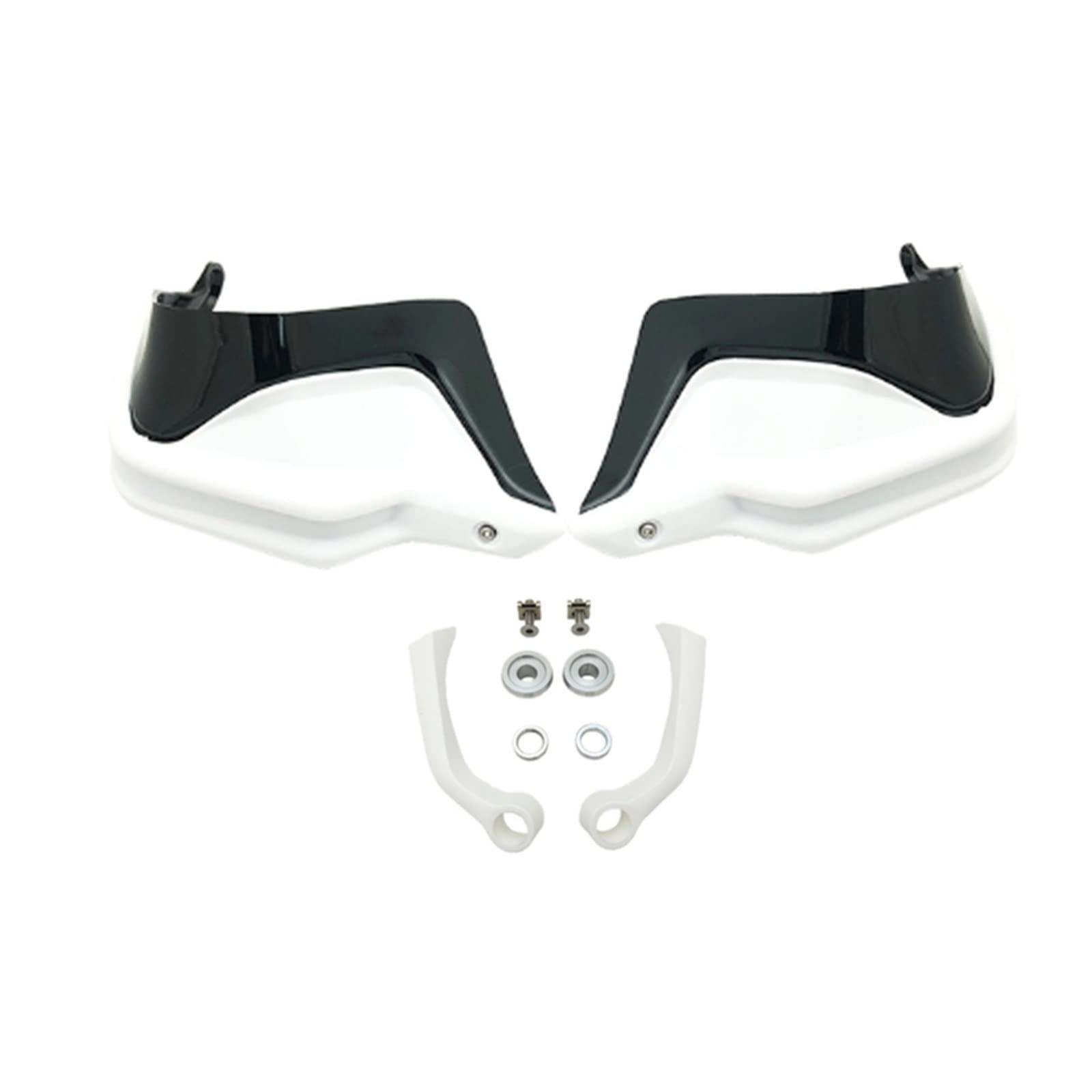 Motorrad Griffschutz 2023 R1250GS Windabweiser Schild Handprotektoren Handprotektoren Guards Für R1200GS LC ADV R 1250 GS Abenteuer GSA 2013-2022 Motorrad Handschützer(White Black Set) von LONPEXDT