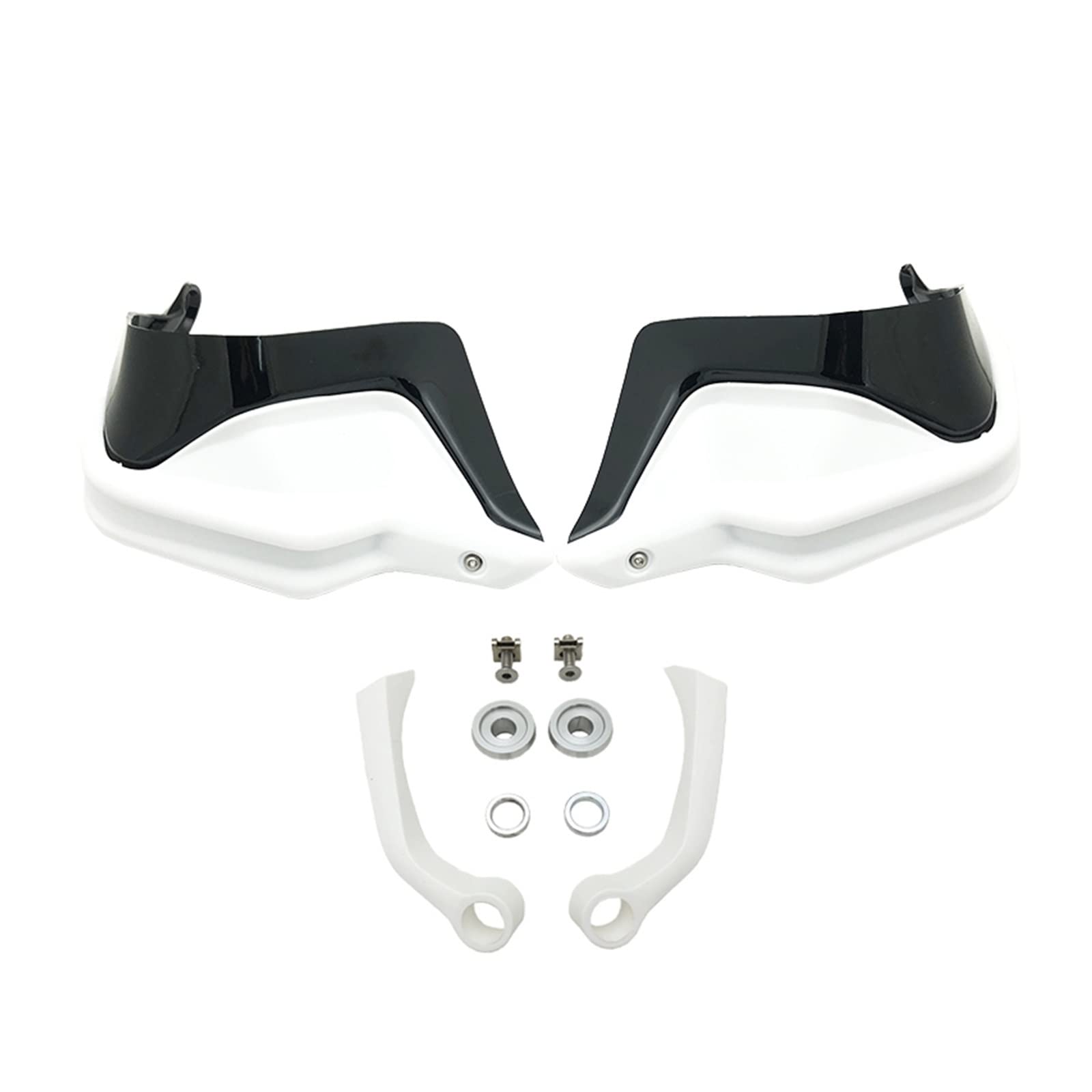 Motorrad Griffschutz Fit Für G310GS G310R G 310 GS G310 R 2017-2021 2022 2023 Motorrad Handprotektoren Schild Wachen Windschutzscheibe Hand Wind Schutz Motorrad Handschützer(White Black Set) von LONPEXDT