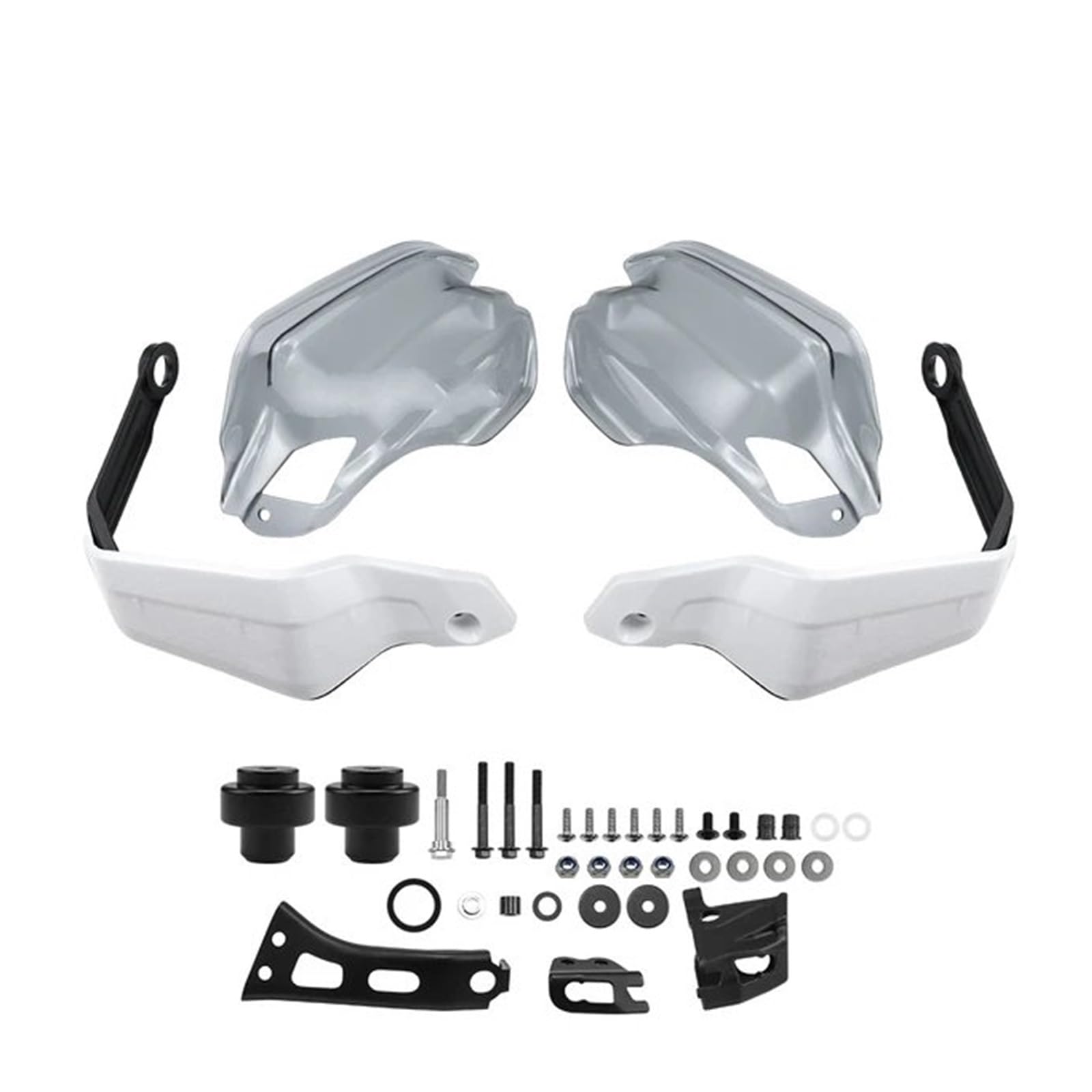 Motorrad Griffschutz Für XL750 XL 750 TRANSALP 2023-Motorrad Zubehör Hand Guards Erweiterung HandGuard Kit Lenker Wind Schild Motorrad Handschützer(Set A - White Grey) von LONPEXDT