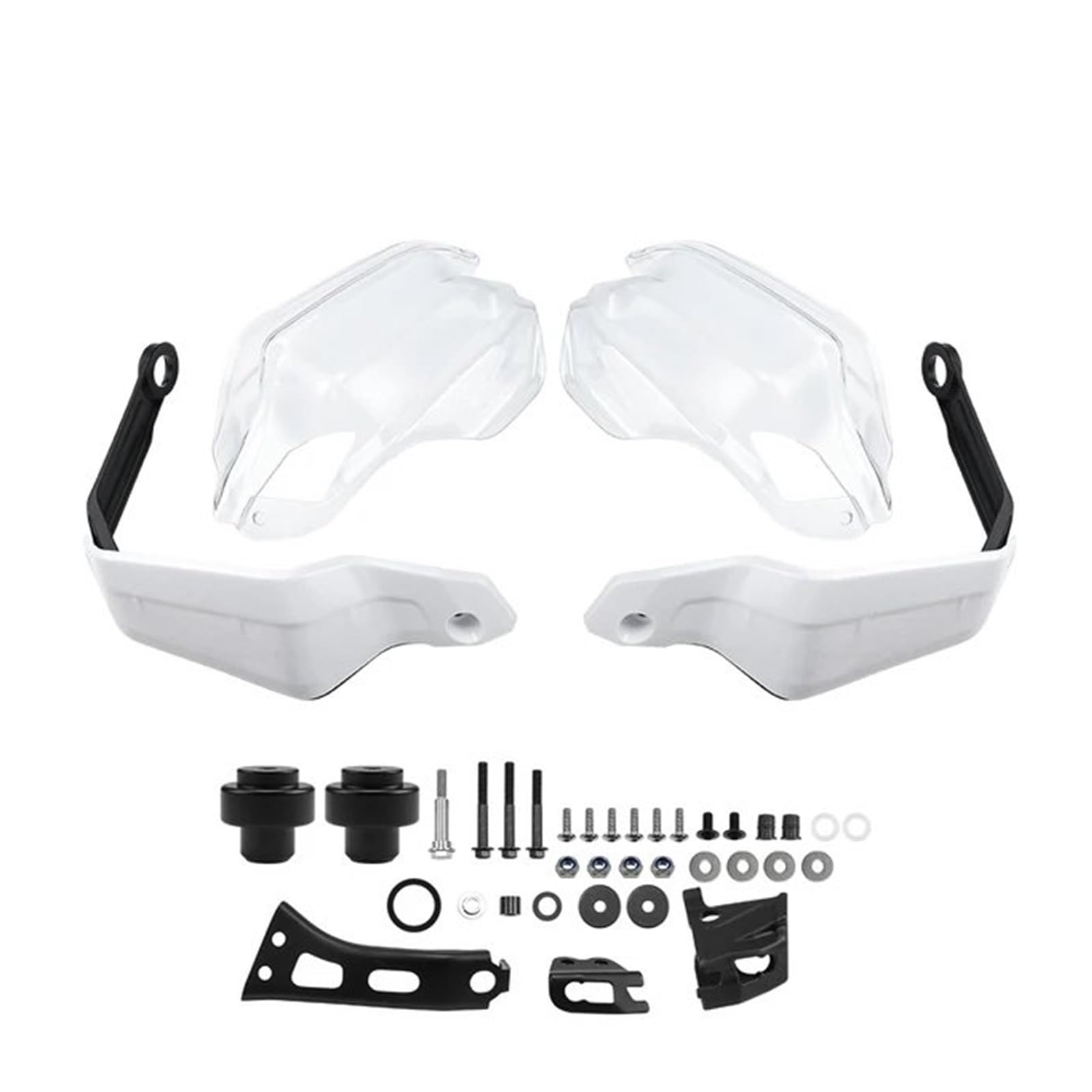 Motorrad Griffschutz Für XL750 XL 750 TRANSALP 2023-Motorrad Zubehör Hand Guards Erweiterung HandGuard Kit Lenker Wind Schild Motorrad Handschützer(Set A - White TP) von LONPEXDT