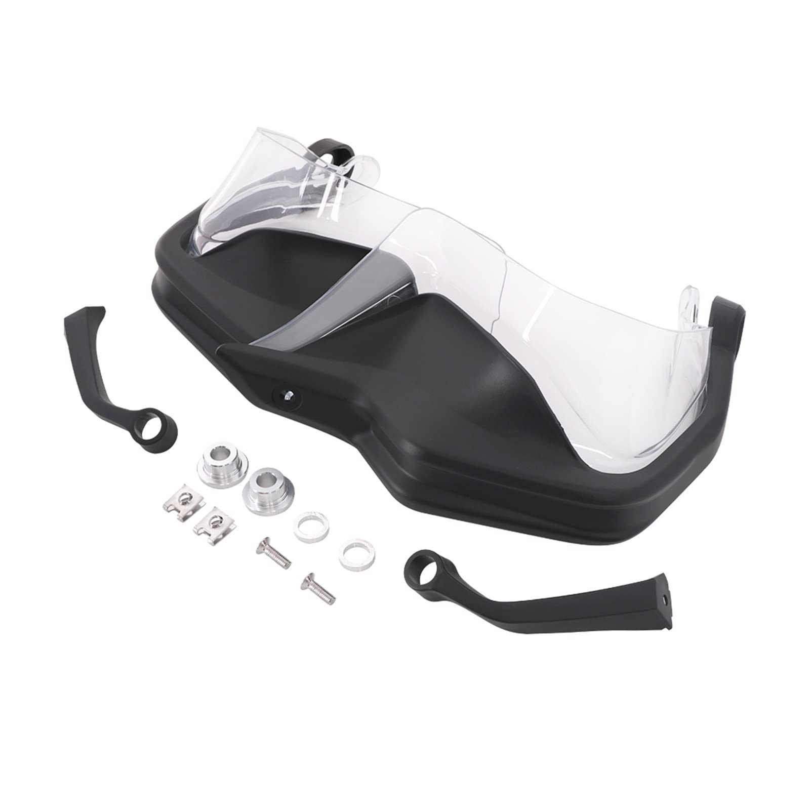 Motorrad Griffschutz Handschutz Hand Schild Schutzfolie Motorrad ABS Windschutzscheibe Für S1000XR F800GS R 1200GS LC 1250GS ADV R1200 1200 R1200GS Motorrad Handschützer(Set Clear) von LONPEXDT