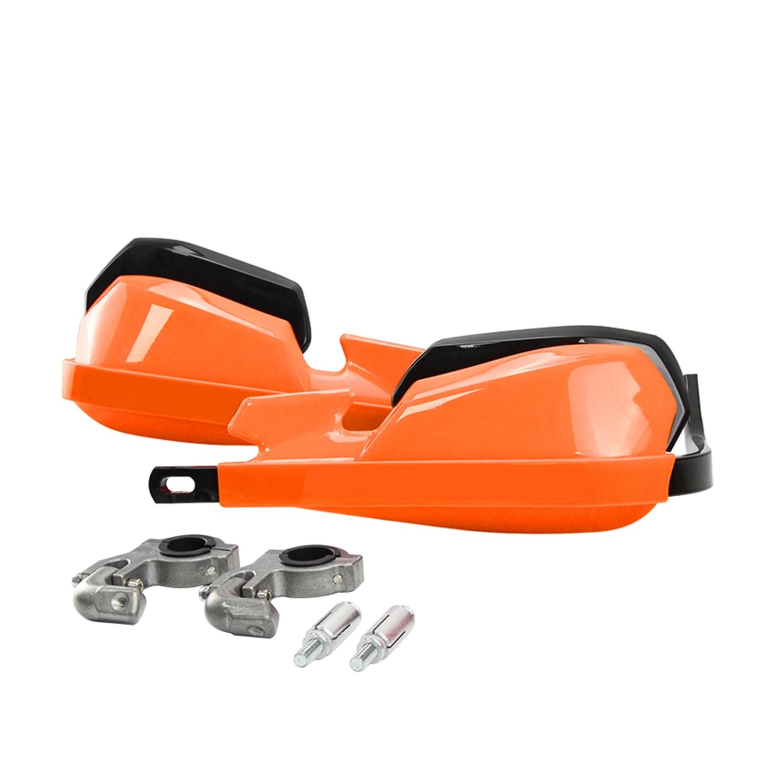 Motorrad Griffschutz Motorrad Handschützer 22MM 28MM Dirt Bike ATV Lenker Schutz Bar Handschutz Schützen Schild Motorrad Handschützer(Orange) von LONPEXDT