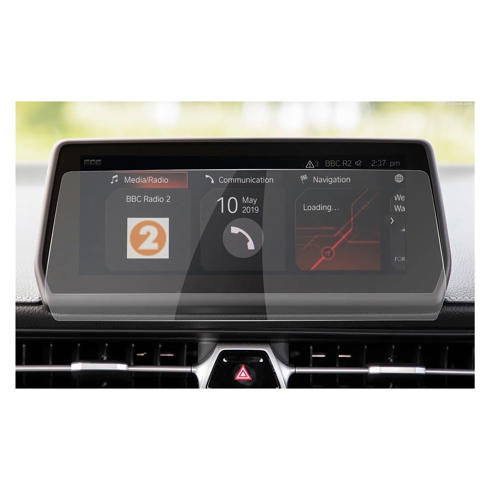 Navigation Schutzfolie 8,8-Zoll-Auto-Navigations-Touch-Center-Displayschutz Für Supra A90 GR DB22 2020–2022, Auto-Innenzubehör Instrumententafel Schutzfolie von LONPEXDT