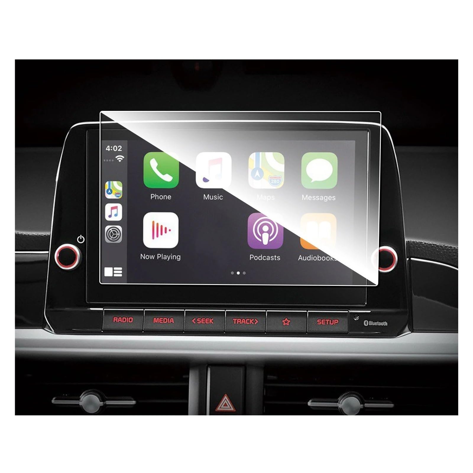 Navigation Schutzfolie 8 Zoll Auto Navigation Touch Screen Protector Für Kia Für Picanto/Für Morgen Für Urban 2021 2022 Auto Innen Zubehör Instrumententafel Schutzfolie von LONPEXDT