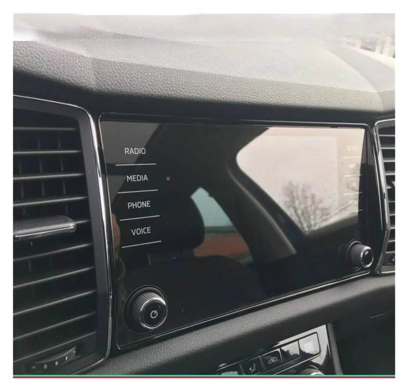 Navigation Schutzfolie 8 Zoll Für Skoda Für Kodiaq Für Karoq 2017-2019 Gehärtetes Glas Auto Navigation Screen Protector Display Film LCD Schutz Aufkleber 2018 Instrumententafel Schutzfolie von LONPEXDT