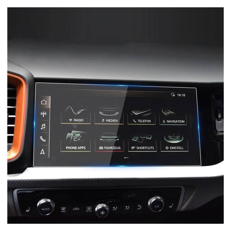 Navigation Schutzfolie Auto Aufkleber Screen Protector Navigator Display Gehärtetem Glas Schutz Film Für A1 2023 Auto Zubehör Instrumententafel Schutzfolie(HD for 23 A1) von LONPEXDT