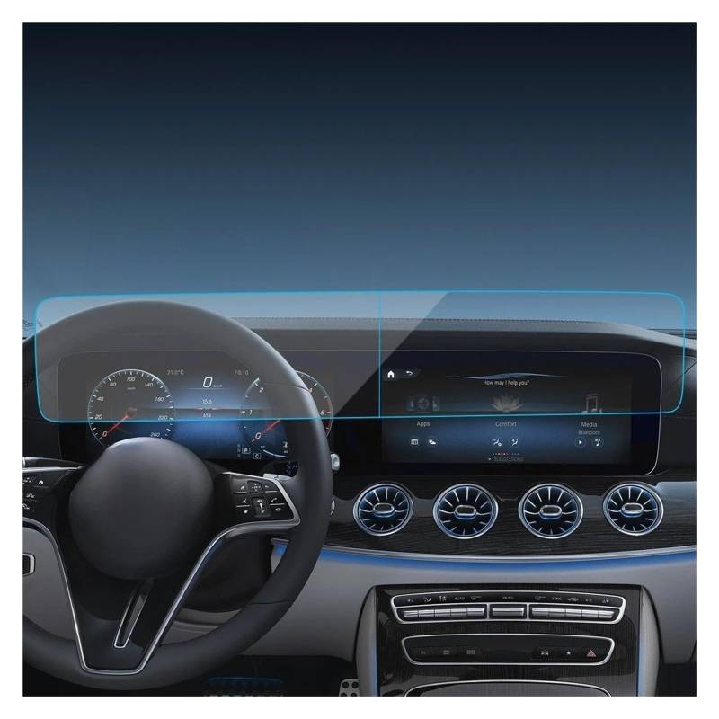 Navigation Schutzfolie Auto Aufkleber Screen Protector Navigator Display Gehärtetem Glas Schutz Film Für Benz Für CLS 2023 Auto Zubehör Instrumententafel Schutzfolie(HD for 23 CLS) von LONPEXDT