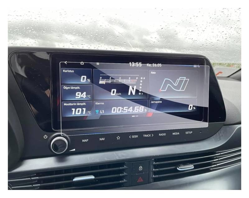 Navigation Schutzfolie Für Hyundai Für I20/N Für Linie/Für Aktive 2021 2022 2023 10,25 Zoll LCD GPS Navigation Gehärtetem Glas Schutz Instrumententafel Schutzfolie(GPS) von LONPEXDT