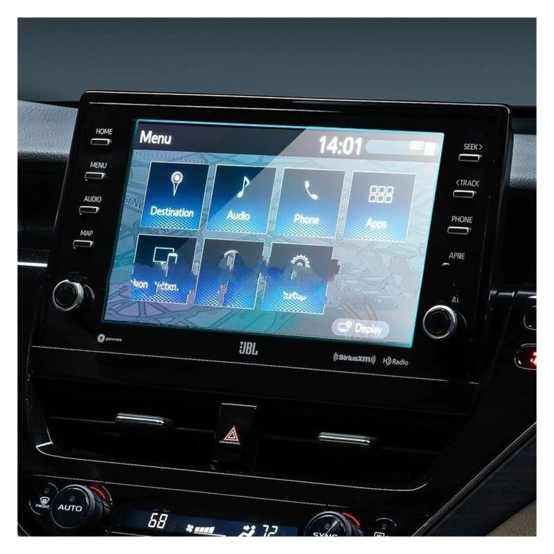 Navigation Schutzfolie Für Toyota Für Camry 2021 Auto Radio GPS Navigation Innen Zubehör Gehärtetem Glas Screen Protector Film Instrumententafel Schutzfolie von LONPEXDT