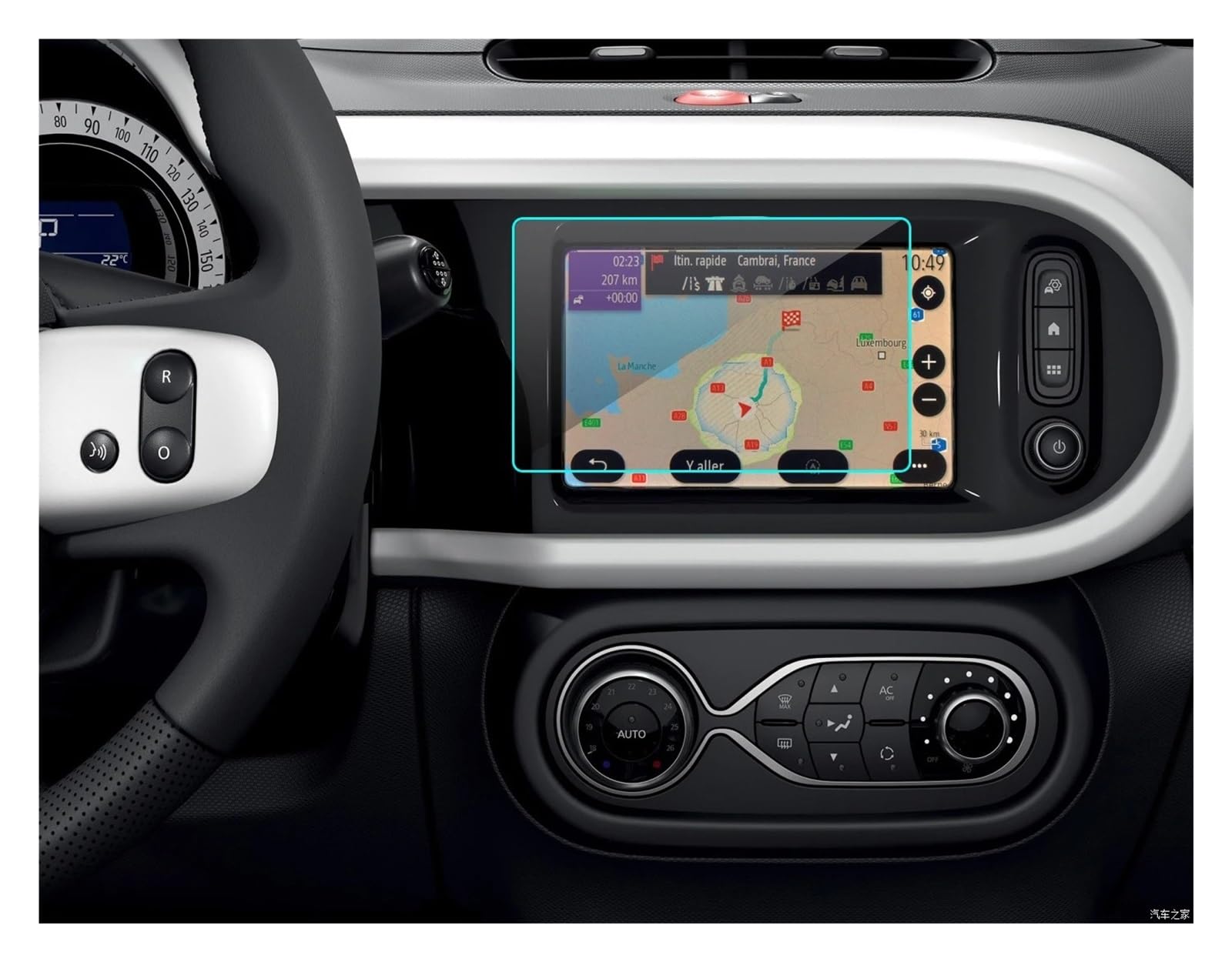 Navigation Schutzfolie Für Twingo/Für Twingo Ze 2019 2020 7 Zoll Auto LCD GPS Navigation Gehärtetem Glas Touch Screen Film Schutz Instrumententafel Schutzfolie von LONPEXDT