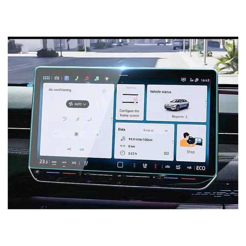 Navigation Schutzfolie Für VW Für ID.7 2024 15 Zoll LCD Auto Radio GPS Navigation Gehärtetes Glas Und Dashboard Screen Film Schutz Instrumententafel Schutzfolie(GPS) von LONPEXDT