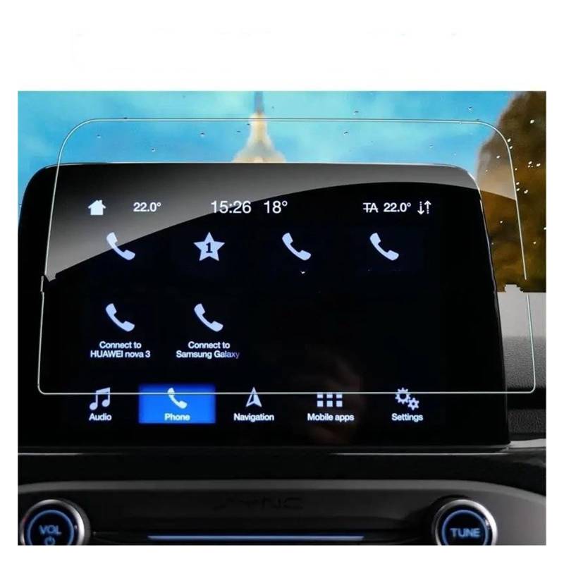 Navigation Schutzfolie Gehärtete Film Aufkleber Schutz Für Ford Für Puma 2019 2020 2021 8 Zoll Auto GPS Navigation Bildschirm Anti-Scratch Instrumententafel Schutzfolie von LONPEXDT