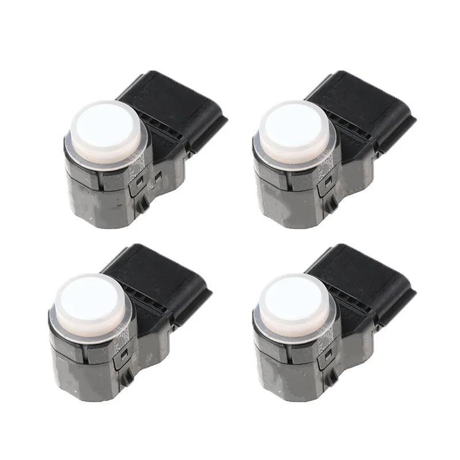 Parksensor Hinten Vorne 96890-C1200 96890C1200 Auto Splitter Weiß Farbe PDC Parkplatz Sensor Parktronic Ultraschall Sensor Für Hyundai 96890C1200Y7S Parkplatz Sensoren(Weiß,4 Pieces) von LONPEXDT