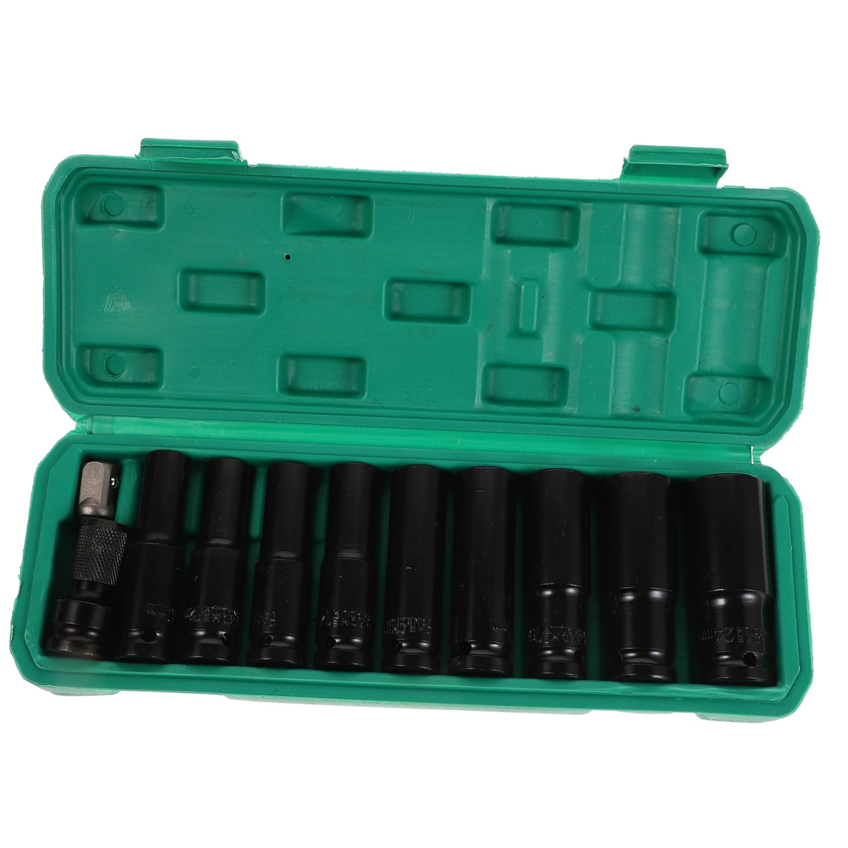 LOORGVEL 10er Set Steckschlüsseleinsatz Für Autoreparatur Radschlossschlüssel Radmutter-sicherungsschlüssel Radmuttern-sicherungsschlüssel Radmutter Steckdose Legierter Stahl Black von LOORGVEL