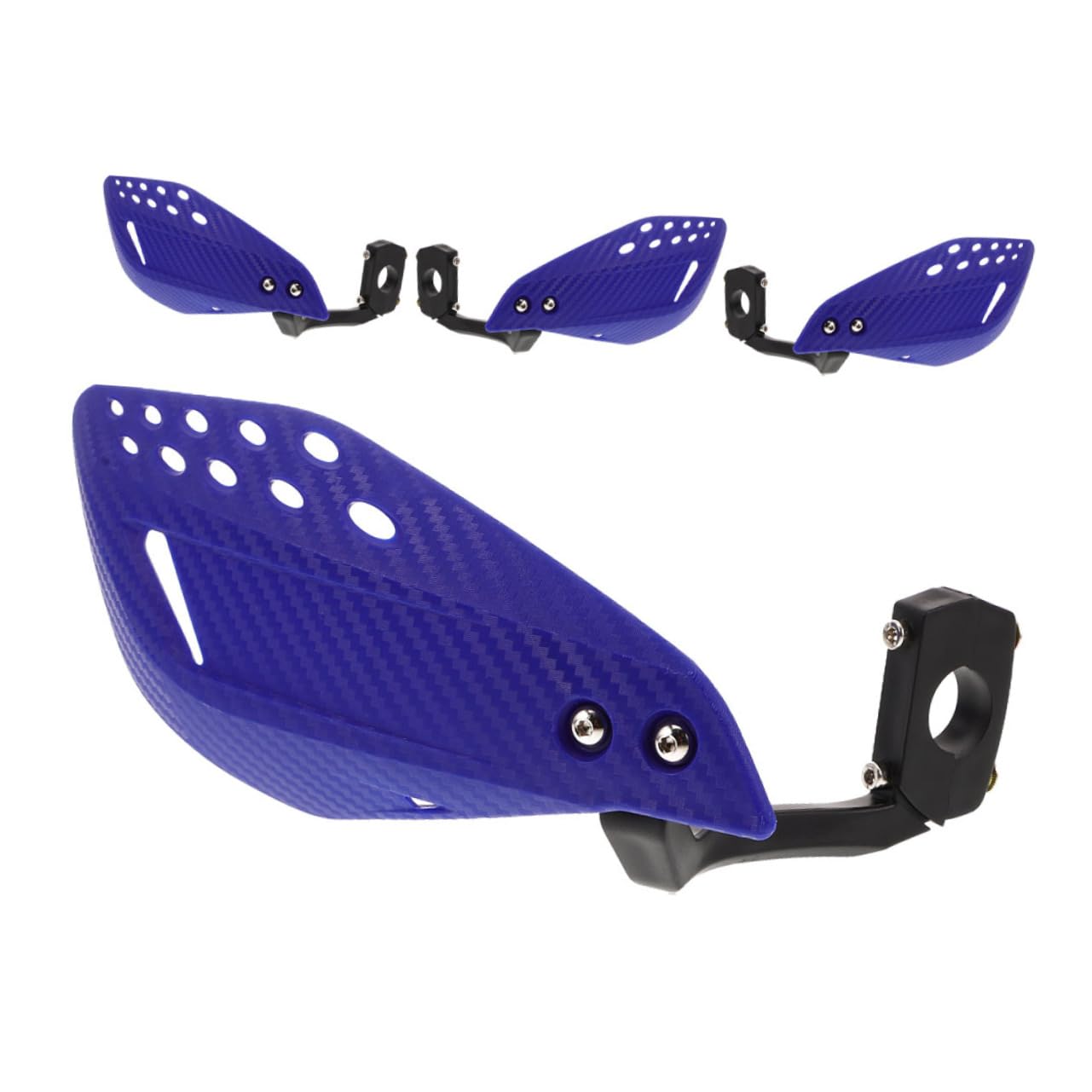 LOORGVEL 2 Paar Handschutz Horizontaler Wagenheber Mountainbike Spa Kopfband Ob11 Modell Ersatzschutz Motorradschutz Rollerschloss Pp Kunststoff Blau von LOORGVEL