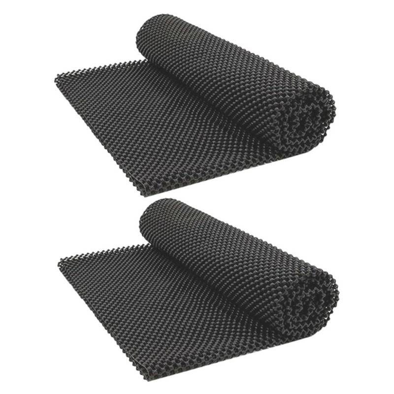 LOORGVEL 2 Stück rutschfeste Bordmatten Für Autos Polyestergewebe Forest Cargo Mat Autodachträger Perforierte Cargo Mat Dachgepäckträger Gummi Cargo Matte Kofferraumpolster PVC von LOORGVEL