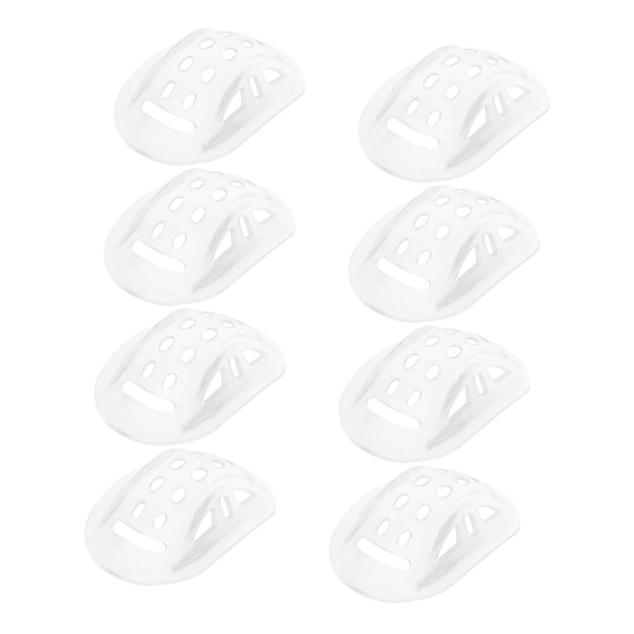 LOORGVEL 8St Helm Einzigartiger Ring Sicherheits-Kinnpolster Softball-Kinnschale Kinnschutzpolster Kinnkissen Softball-Gesichtsmaske mit Kinnschale Kinnhalter Kinnschutz Cups pp Transparent von LOORGVEL