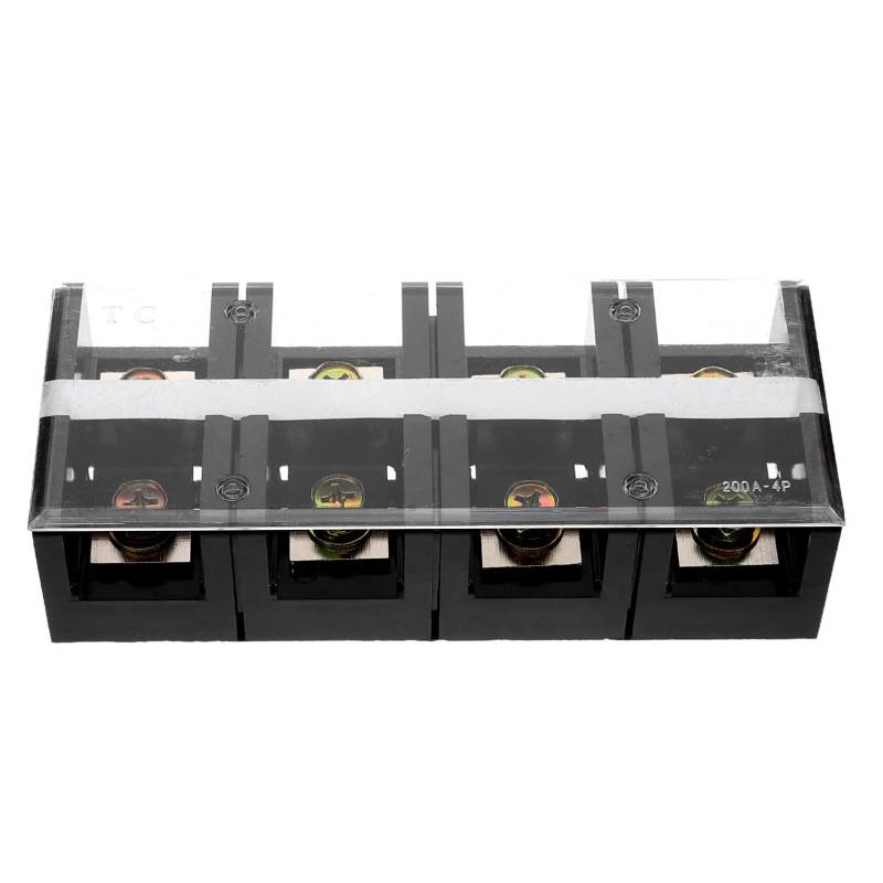 LOORGVEL Stk Klemmenblock Blockstreifenanschluss Anti-rutsch-aufkleber Blockverdrahtung Ventilschalter Flexible Wandaufkleber Terminals Pipeline-schalter Geformte Wandaufkleber Kupfer Black von LOORGVEL