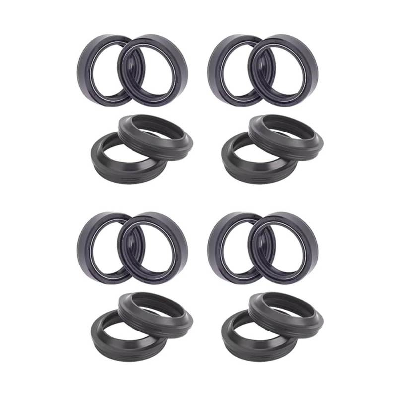 33x45x10,5 33 * 45 Motorrad Vorderradgabel Dämpfungswelle Öldichtung Stangenfixierer 33 45 Staubschutz Kompatibel mit TW125 TW 125 88-07(8pc Seal 8pc Cover) von LOOwAH