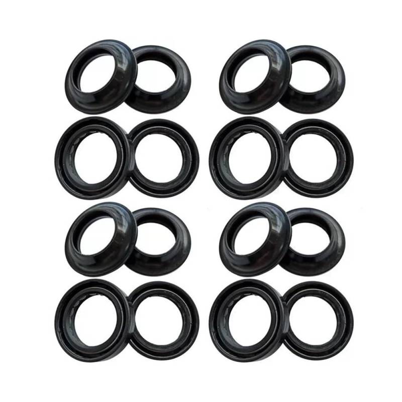 36x48x11 2 Pairs Motorrad Gabel Dämpfer Öl Dichtungen Kompatibel Mit XT225 XT 225 1992-2007 2006 2005 2004 03 Absorber(8pc seal 8pc cover) von LOOwAH